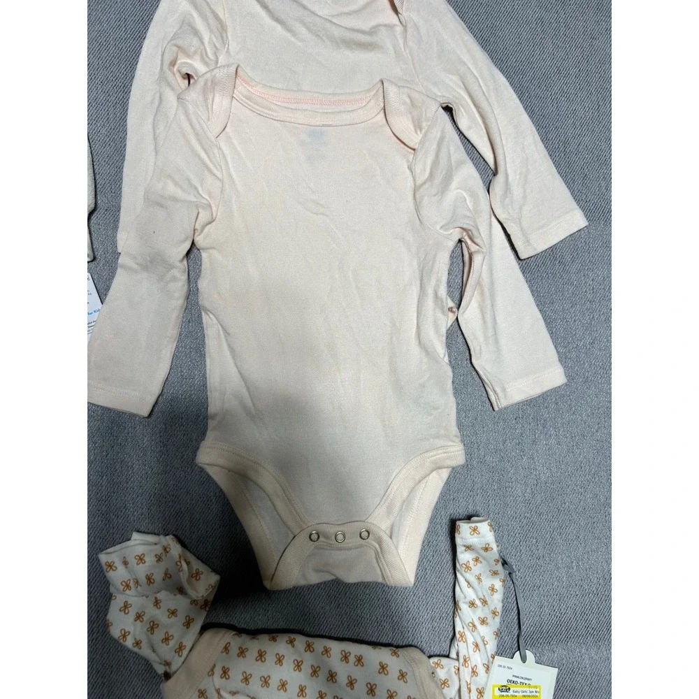 Carter's Baby 6 month‎ Pink Yellow Duck Onesie Pants 6 Piece Lot